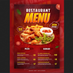 Food Order Menu Print (কোয়ালিটি প্রিন্ট)